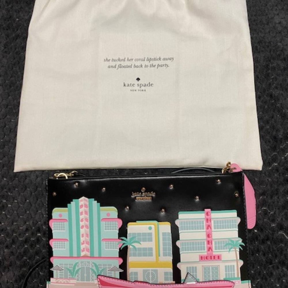 NWT! Kate Spade Checking In Car Sima bag